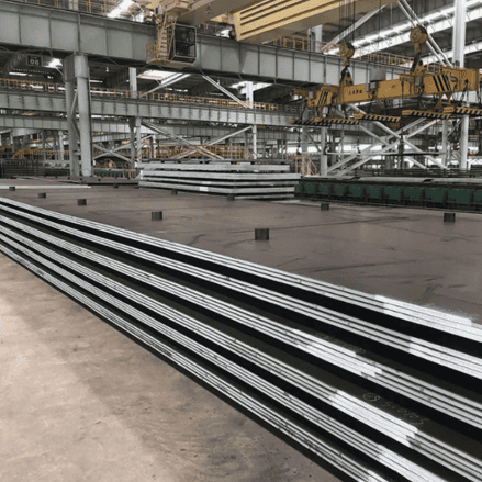 HP 345 Gas Welded Cylinder Steel Plate factory